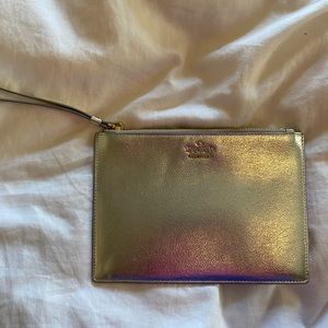 Kate Spade Silver Wristlet